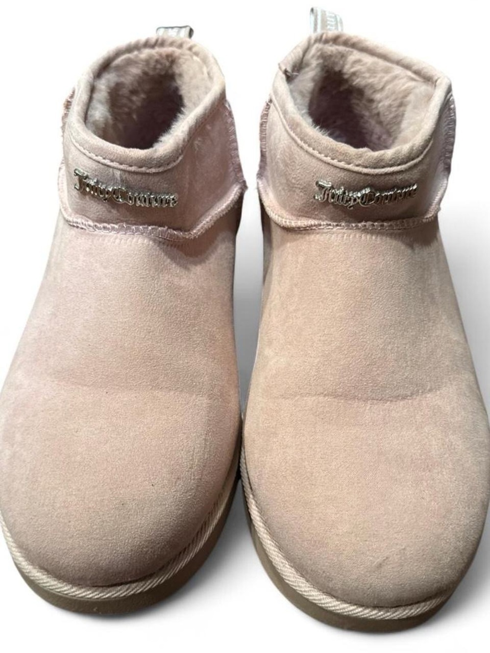 Y2K Juicy Couture Ugg Style Pink Suede Boots